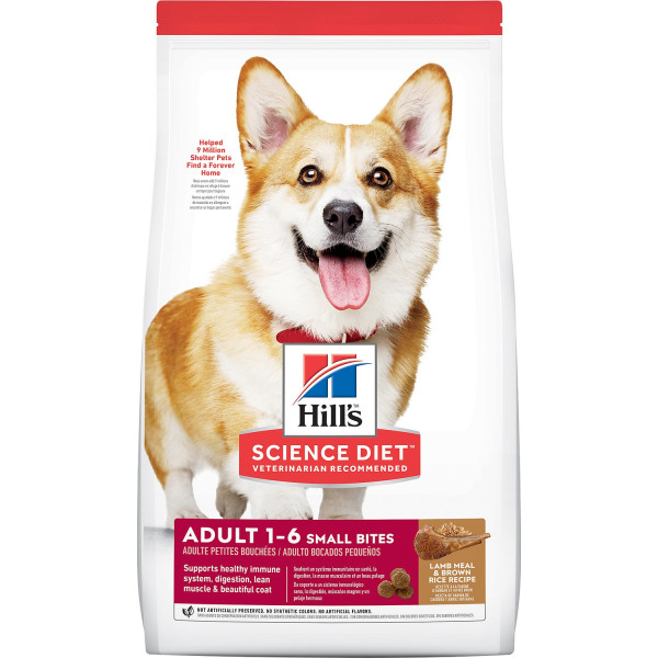 Hill's Adult Lamb Meal & Rice Recipe Small Bites For Dogs 成犬羊飯配方（細粒）15.5lbs
